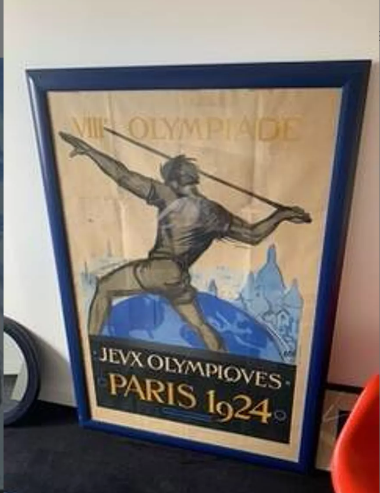 Affiche Originale des Jeux Olympiques de Paris 1924