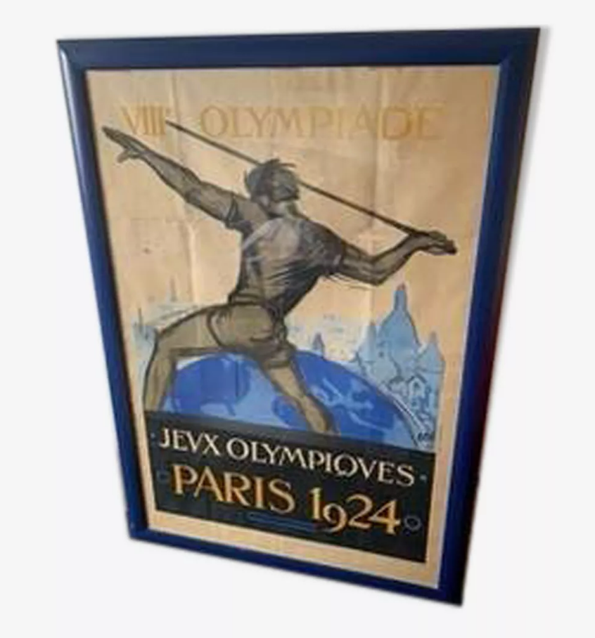 Affiche Originale des Jeux Olympiques de Paris 1924