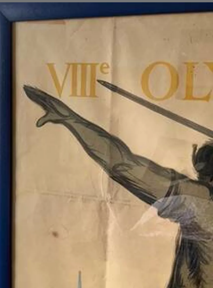 Affiche Originale des Jeux Olympiques de Paris 1924