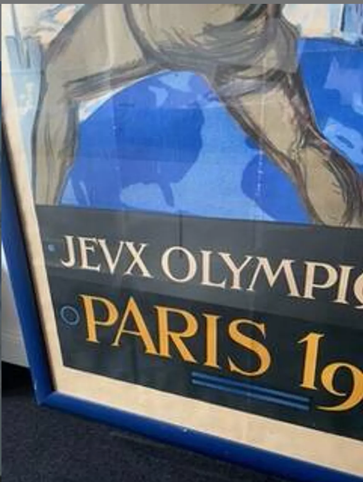Affiche Originale des Jeux Olympiques de Paris 1924