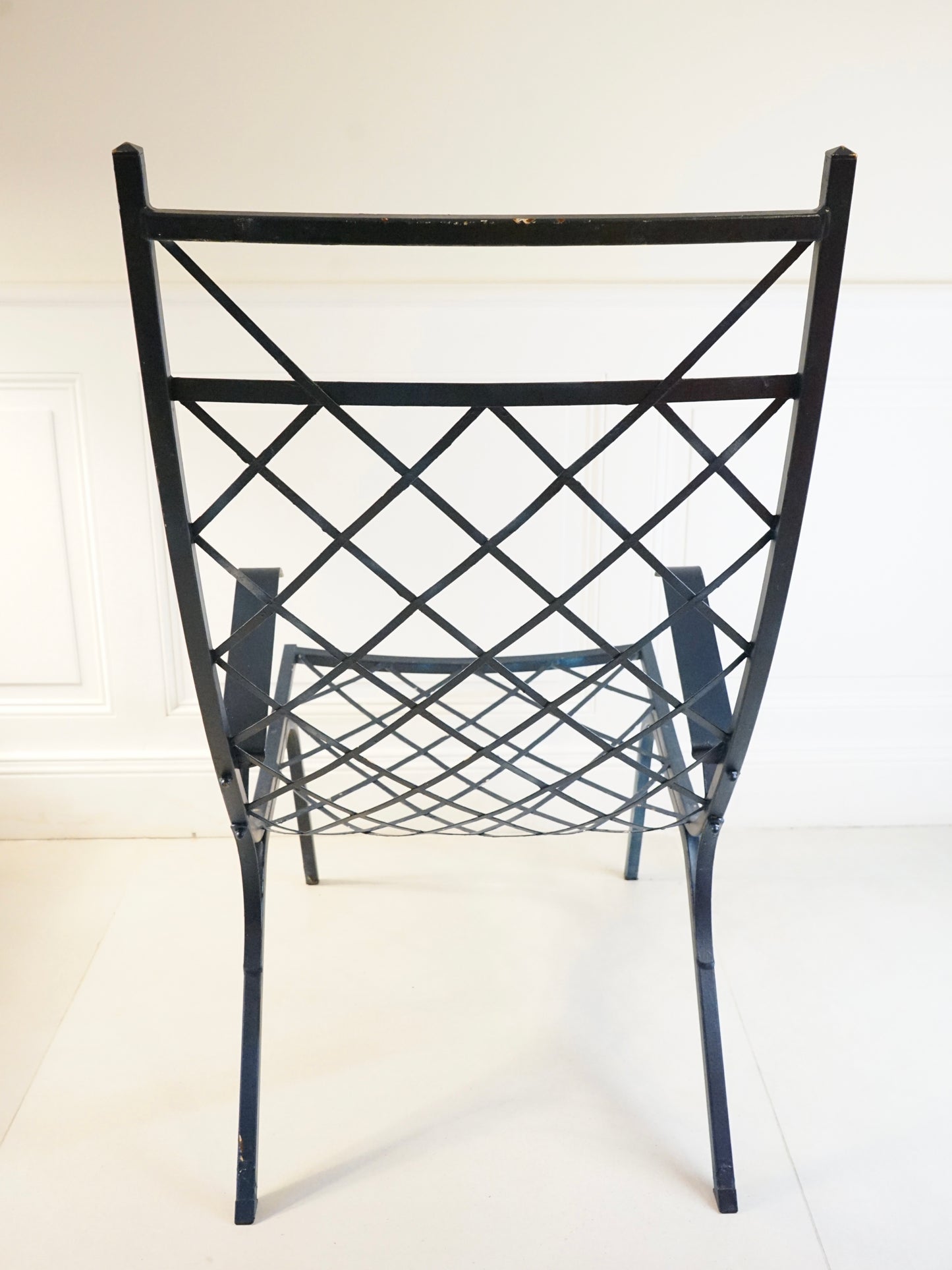 Fauteuil d'extérieur en acier