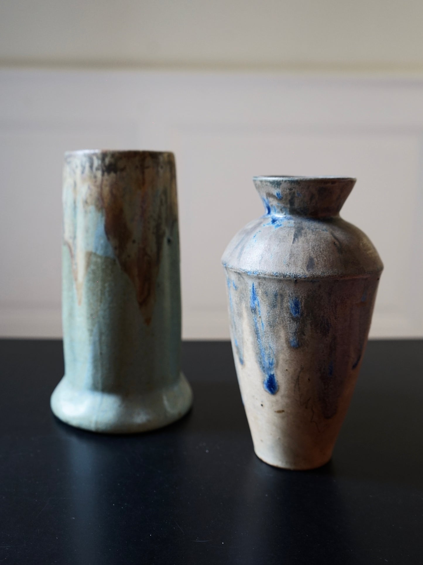 Deux Vases en grès Art Nouveau
