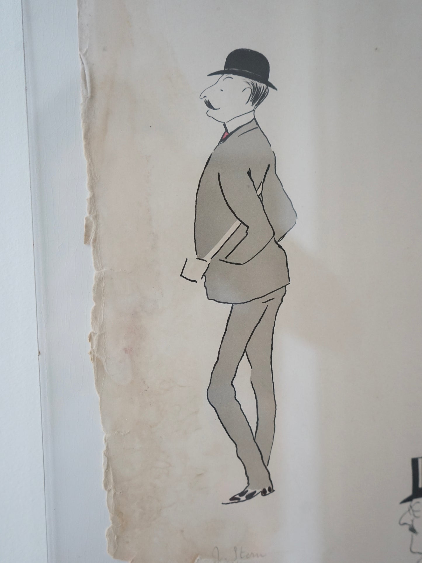 Lithographie de Sem (1863-1934) J. et E.Stern F. Gardner