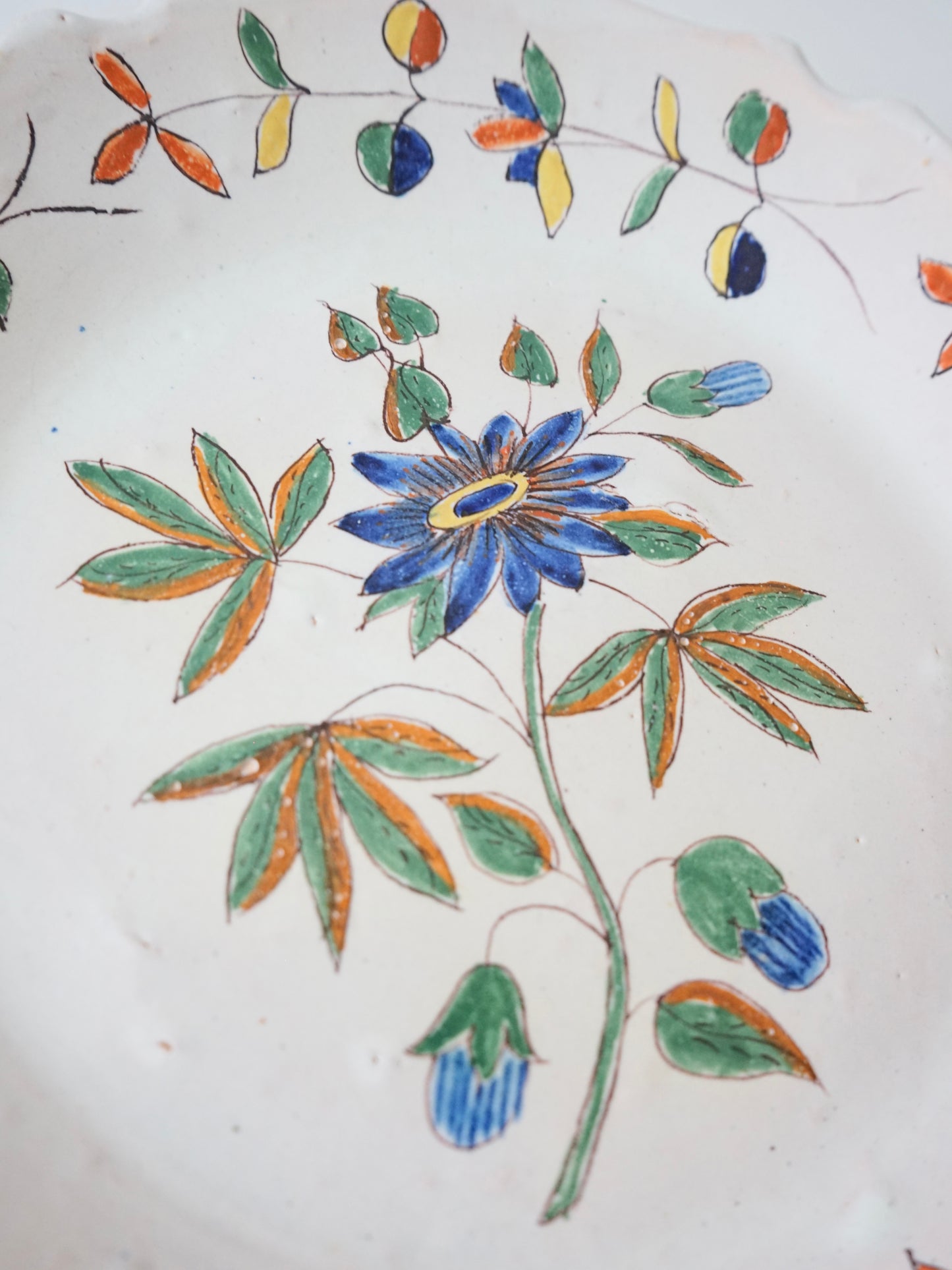 Assiette en faïence, France, Fin XVIIIe Début XIXe siècle