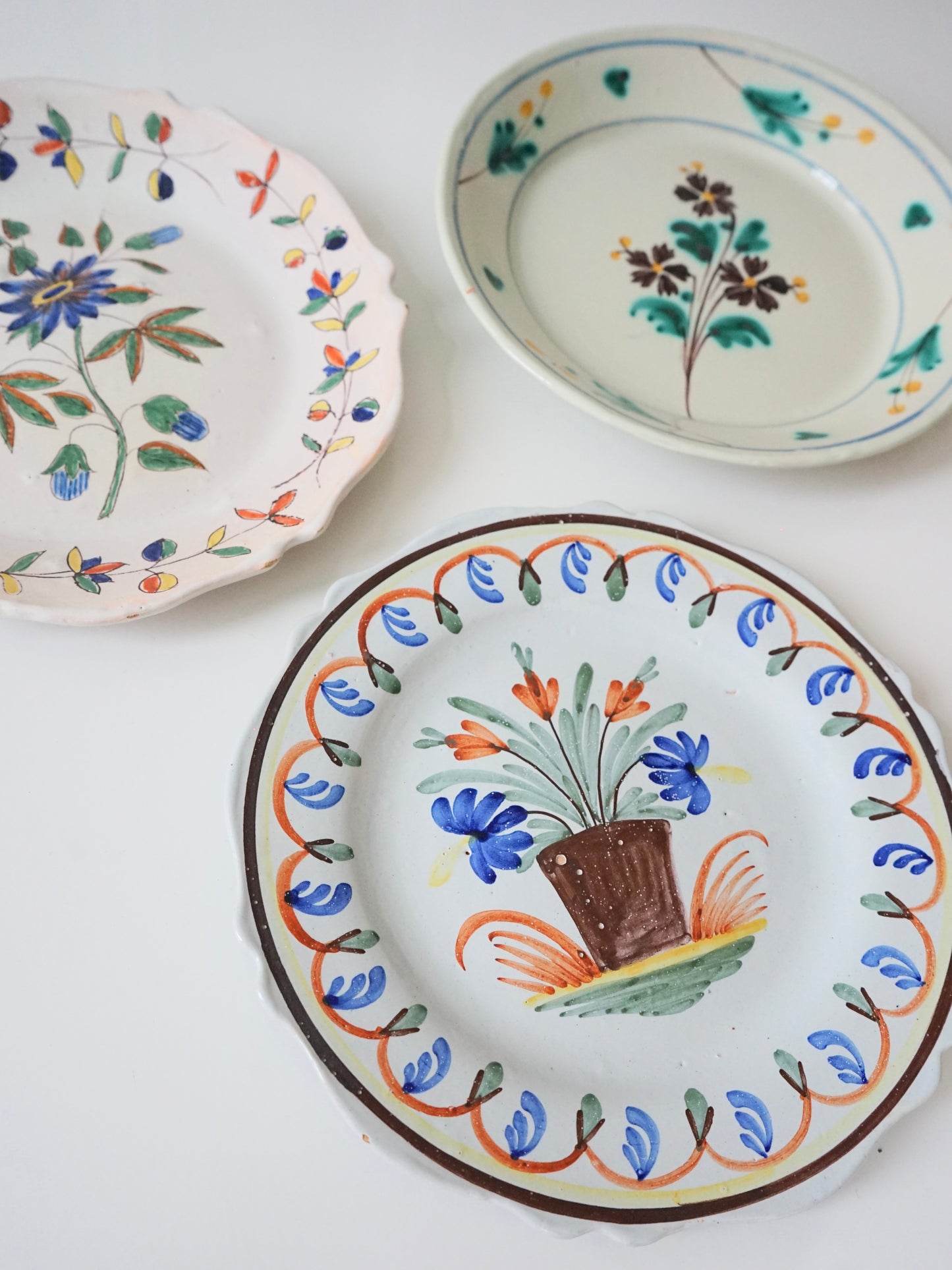 Assiette en faïence, France, Fin XVIIIe Début XIXe siècle