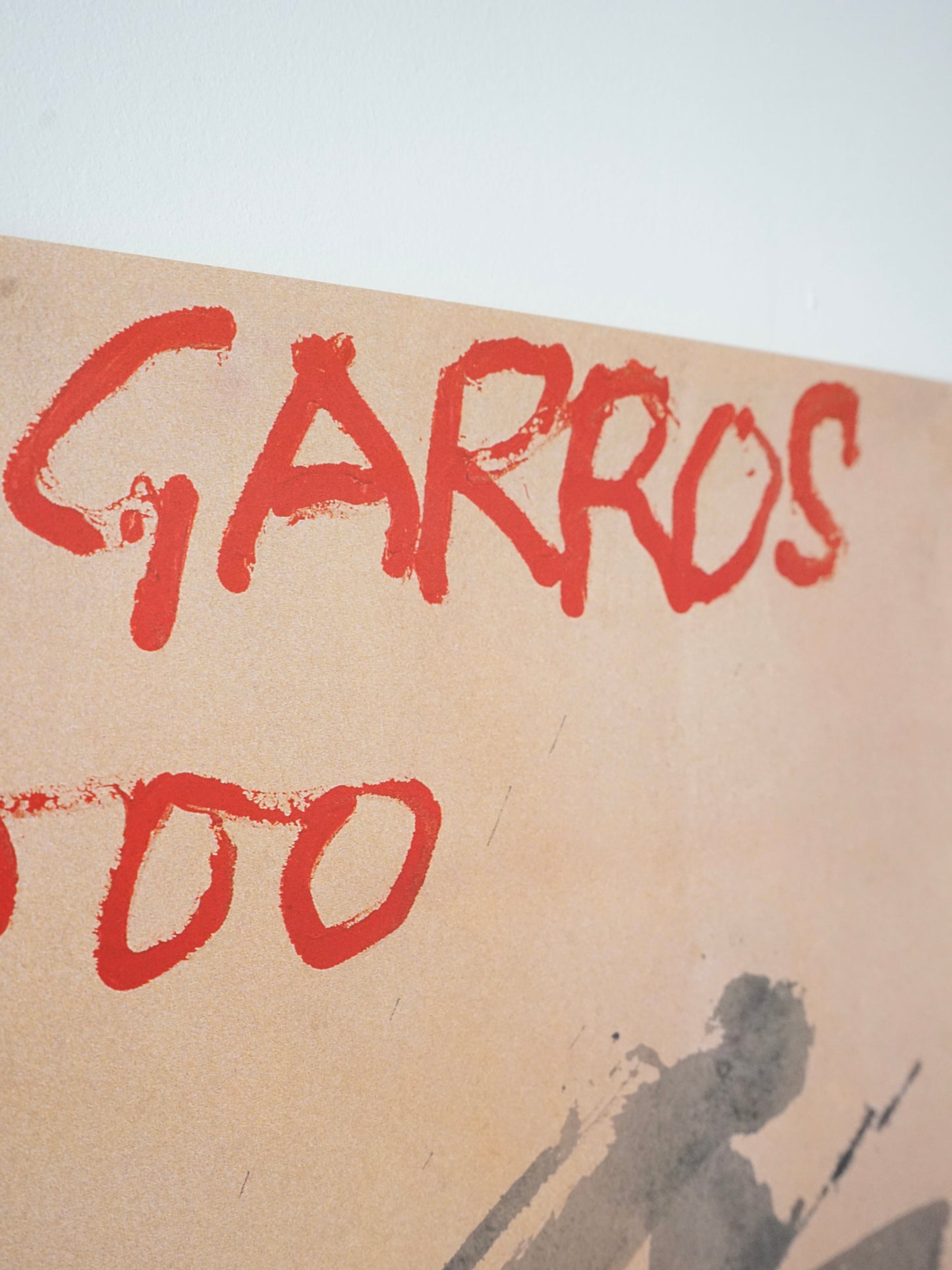 Affiche Roland Garros par Antoni Tàpies