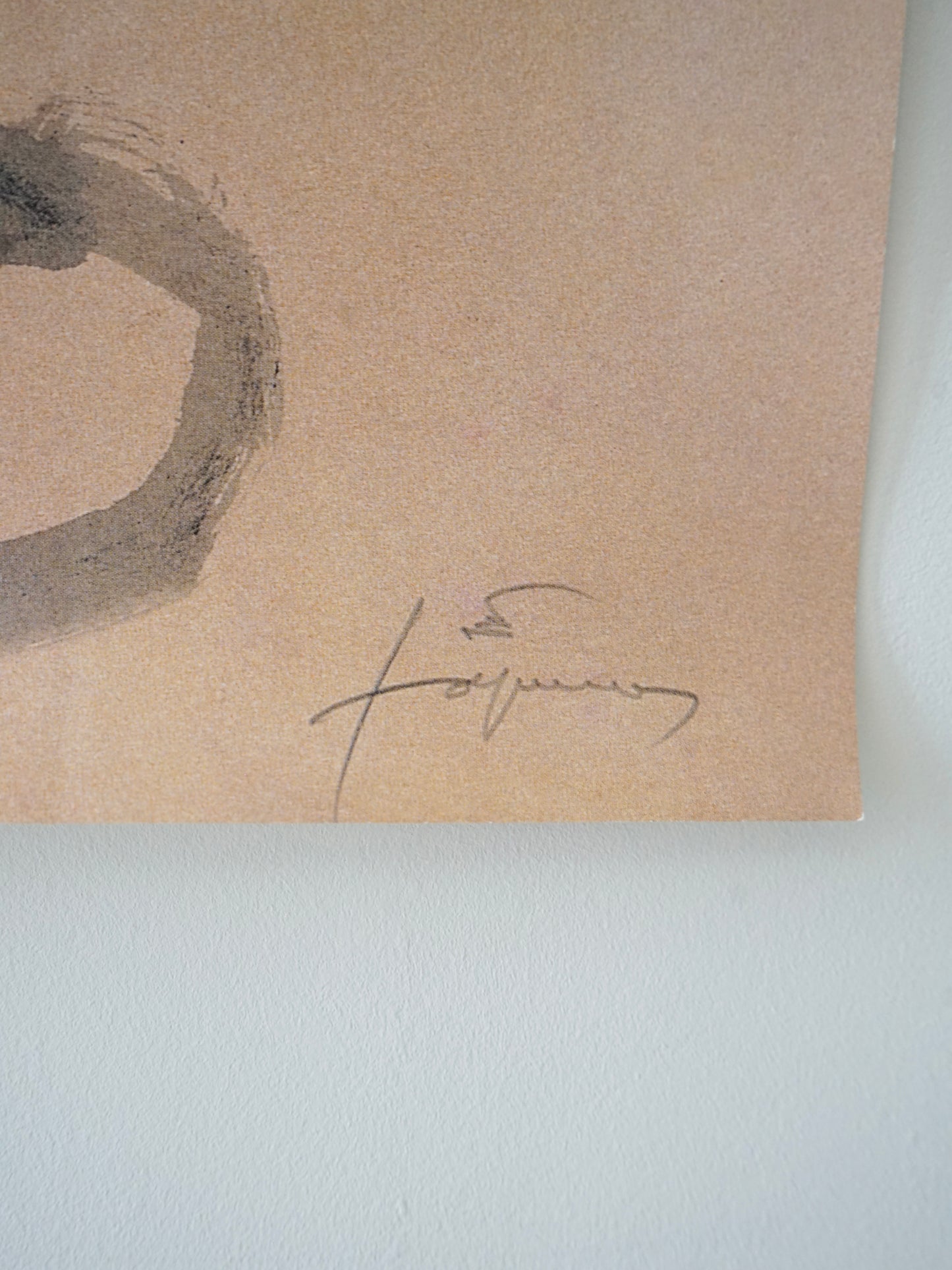 Affiche Roland Garros par Antoni Tàpies