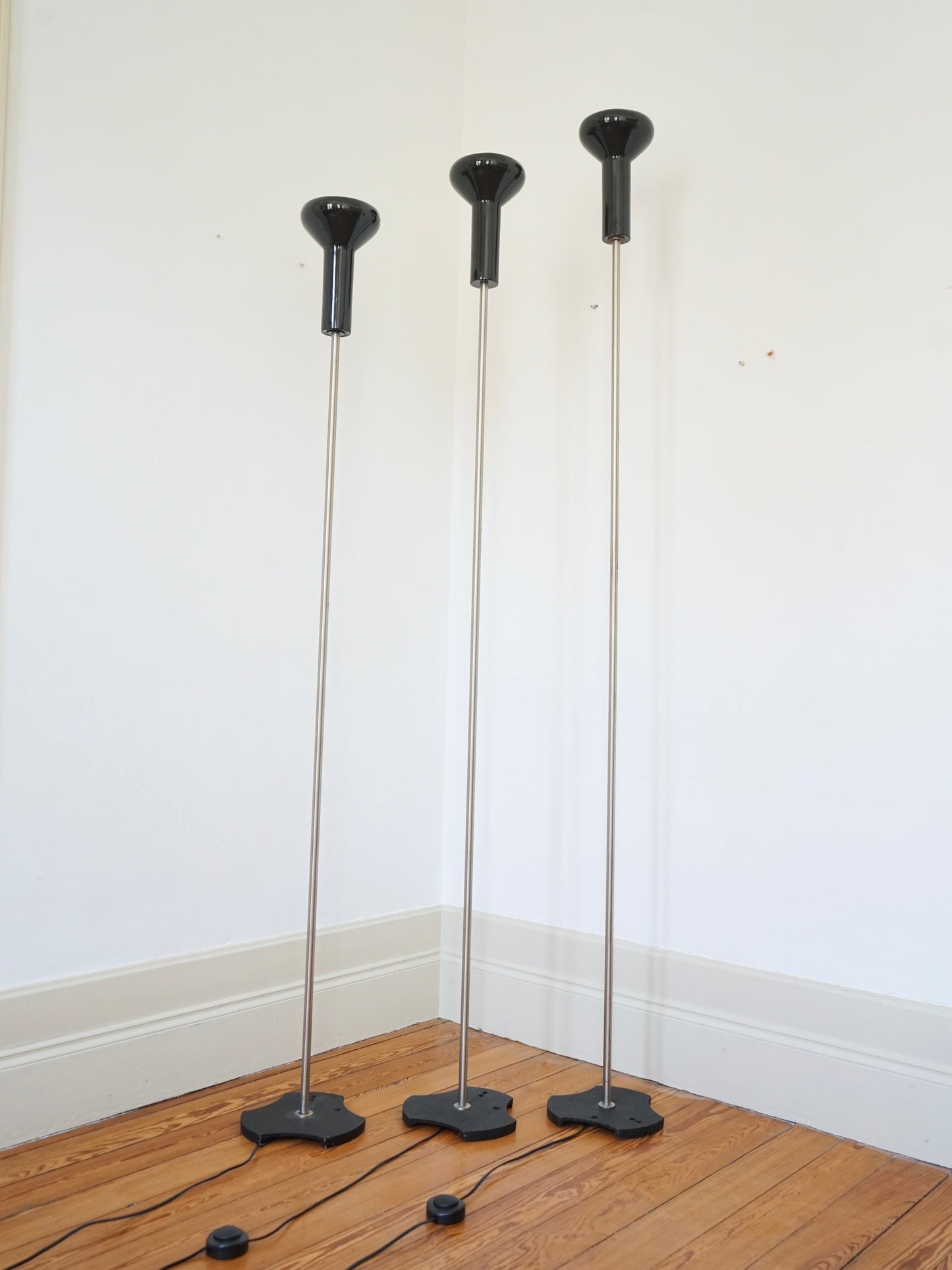 3 Lampadaires Gino Sarfatti