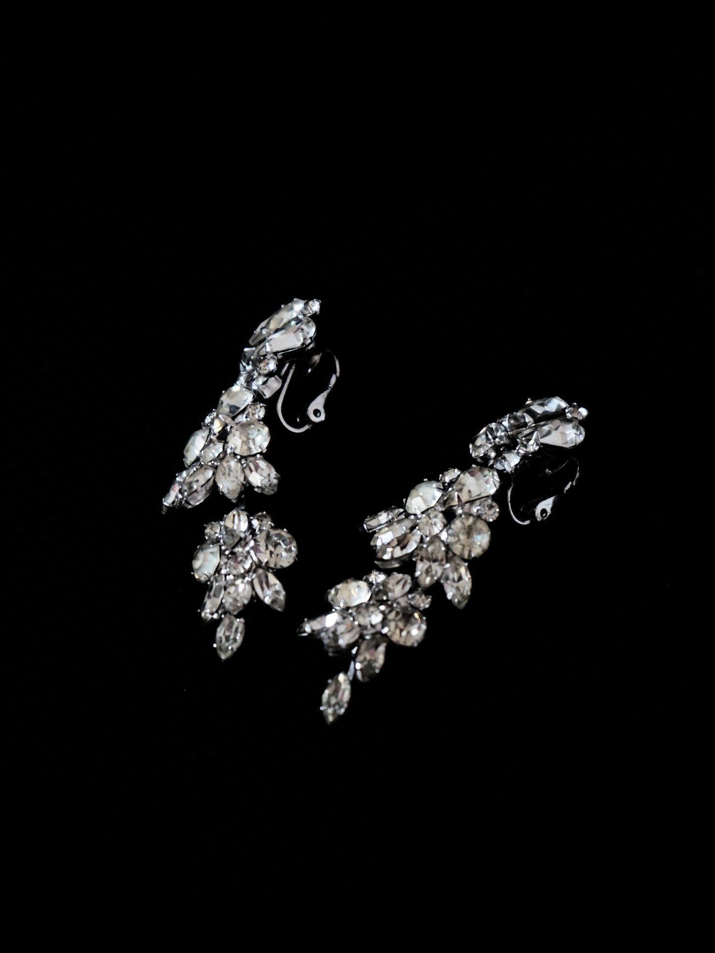 Paire de boucles d'oreilles Napier Vintage 50s.