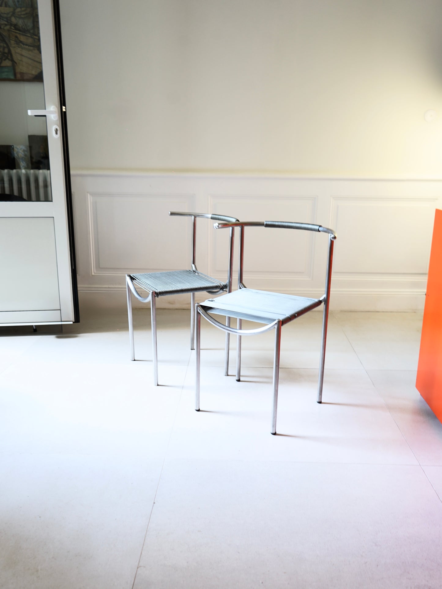 Paire de chaises "Jim Hunter" Philippe Starck