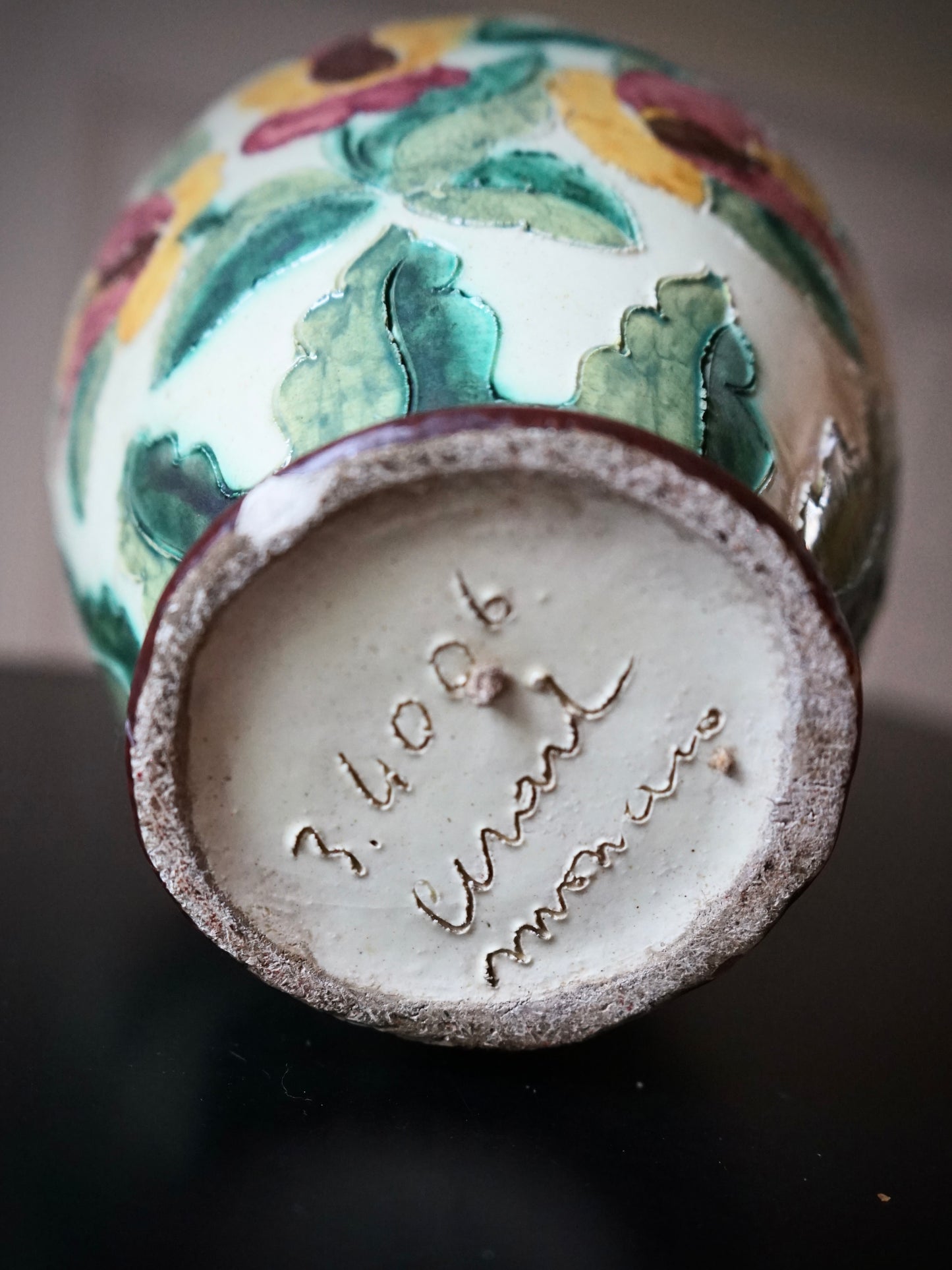 Vase à anses Cérart Monaco, années 50