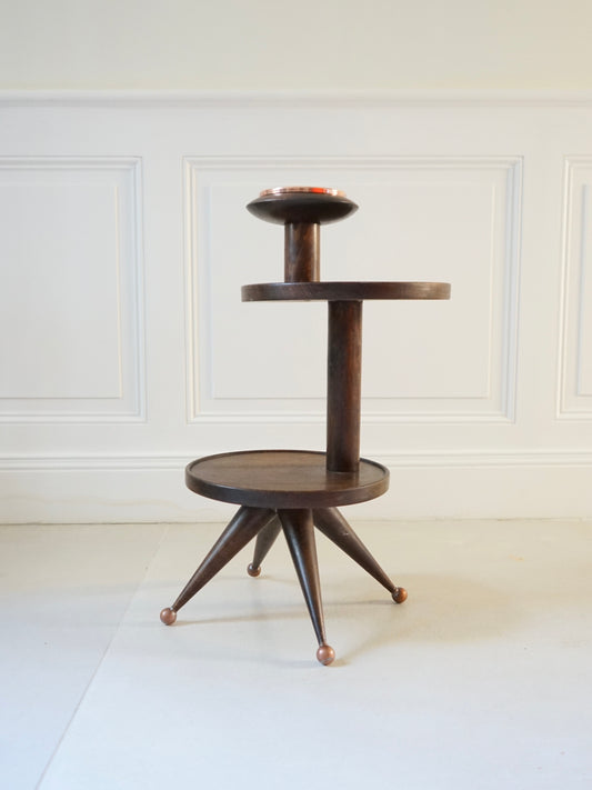 Petite table de fumeur en bois