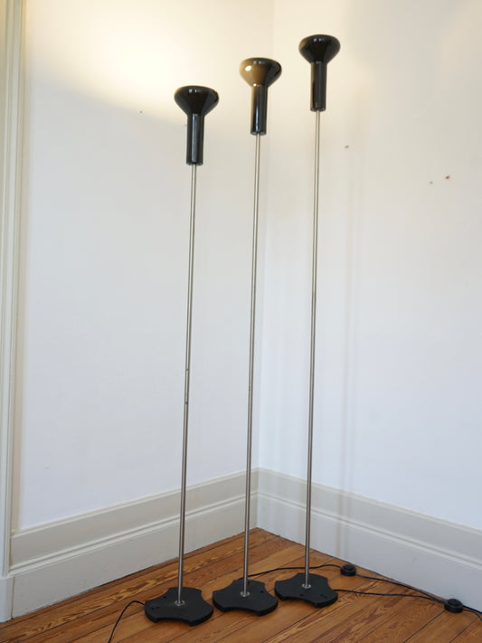 3 Lampadaires Gino Sarfatti