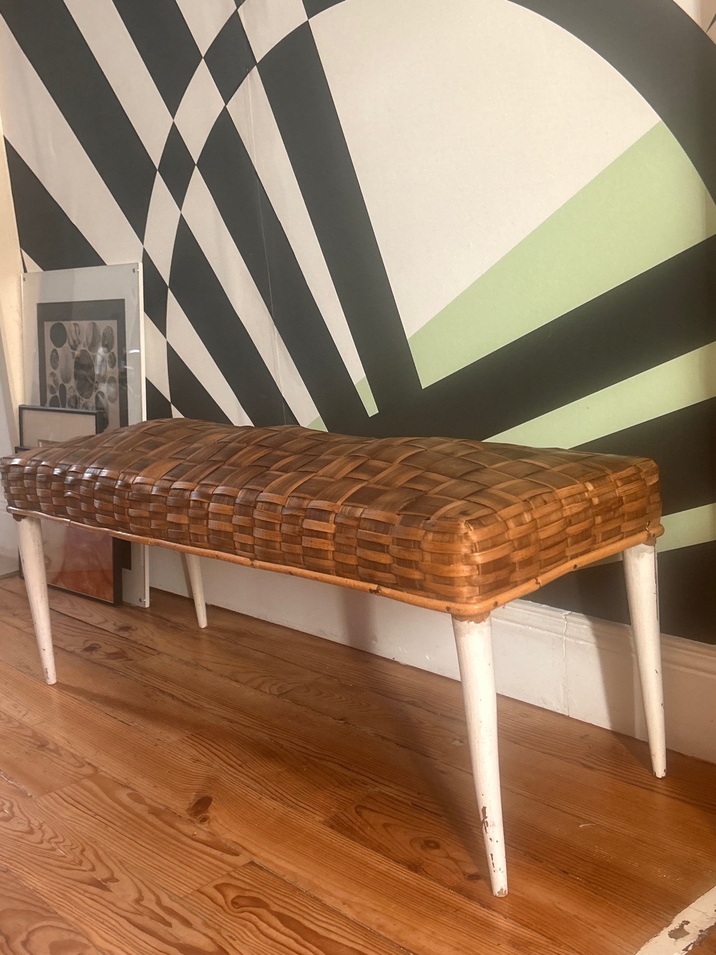 Banc de pêcheur du Pays Basque.