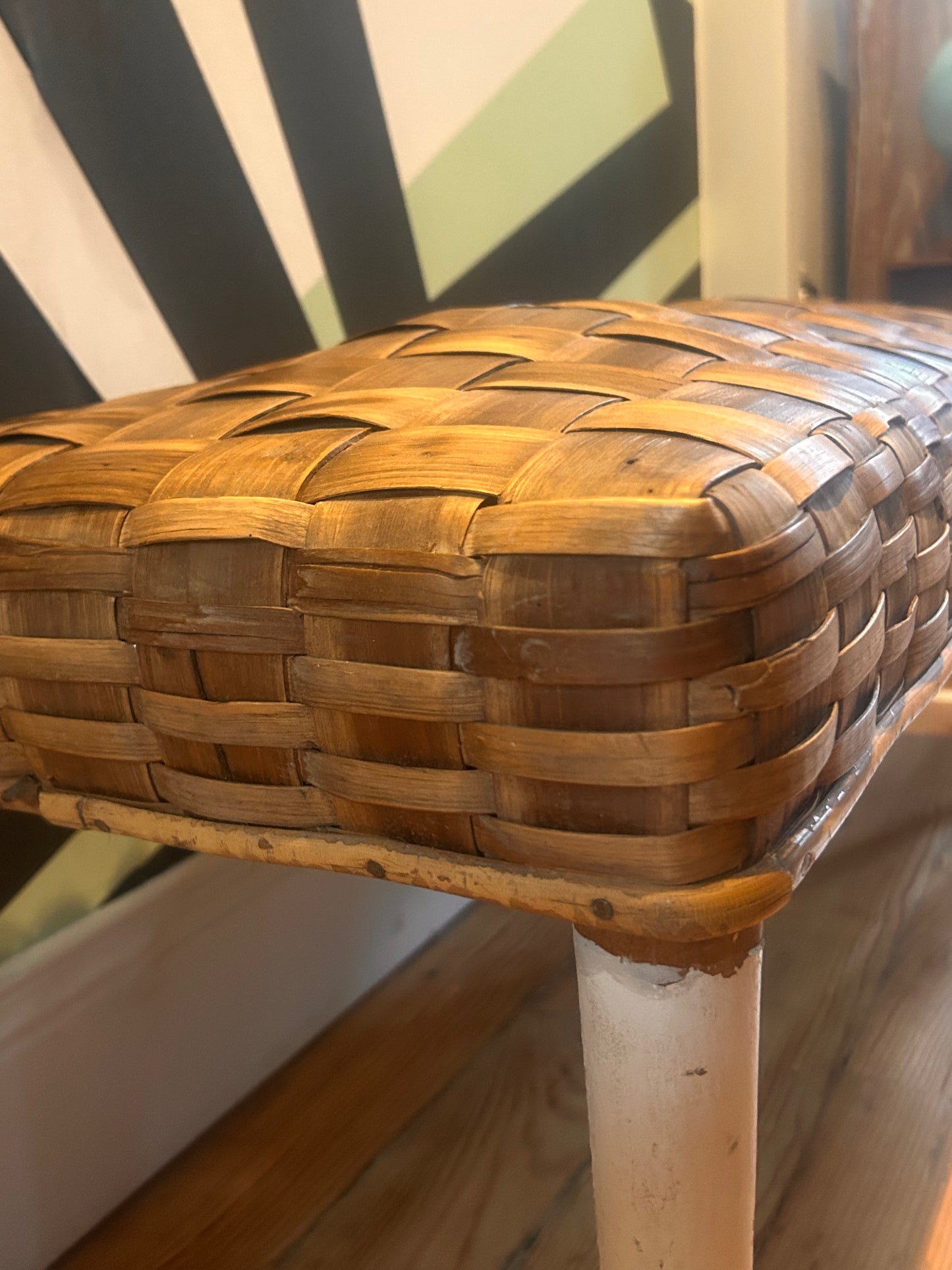 Banc de pêcheur du Pays Basque.